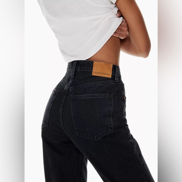 Aritzia || Denim Forum Joni High Rise Long Straight Leg 32” Denim Jeans - Picture 6 of 6